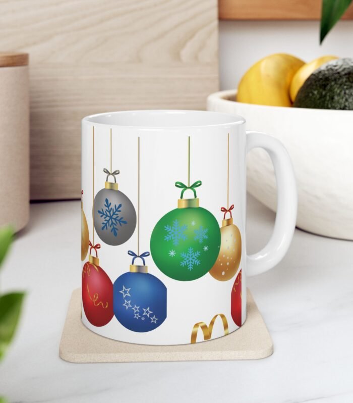 Festive Holiday Ceramic Mug - Perfect for Christmas, Winter Decor, Gift for Friends, Coffee Lover, Cute Drinkware