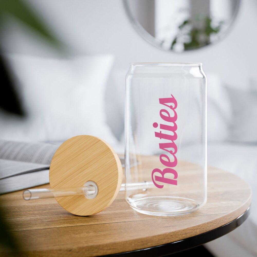 Besties Sipper Glass, 16oz – Perfect Gift for Friends, Summer BBQs, Pool Parties, Personalized Drinkware, Cute Kitchen Decor, Glass [...]
