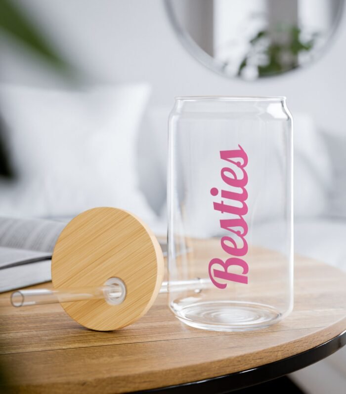 Besties Sipper Glass, 16oz – Perfect Gift for Friends, Summer BBQs, Pool Parties, Personalized Drinkware, Cute Kitchen Decor, Glass [...]